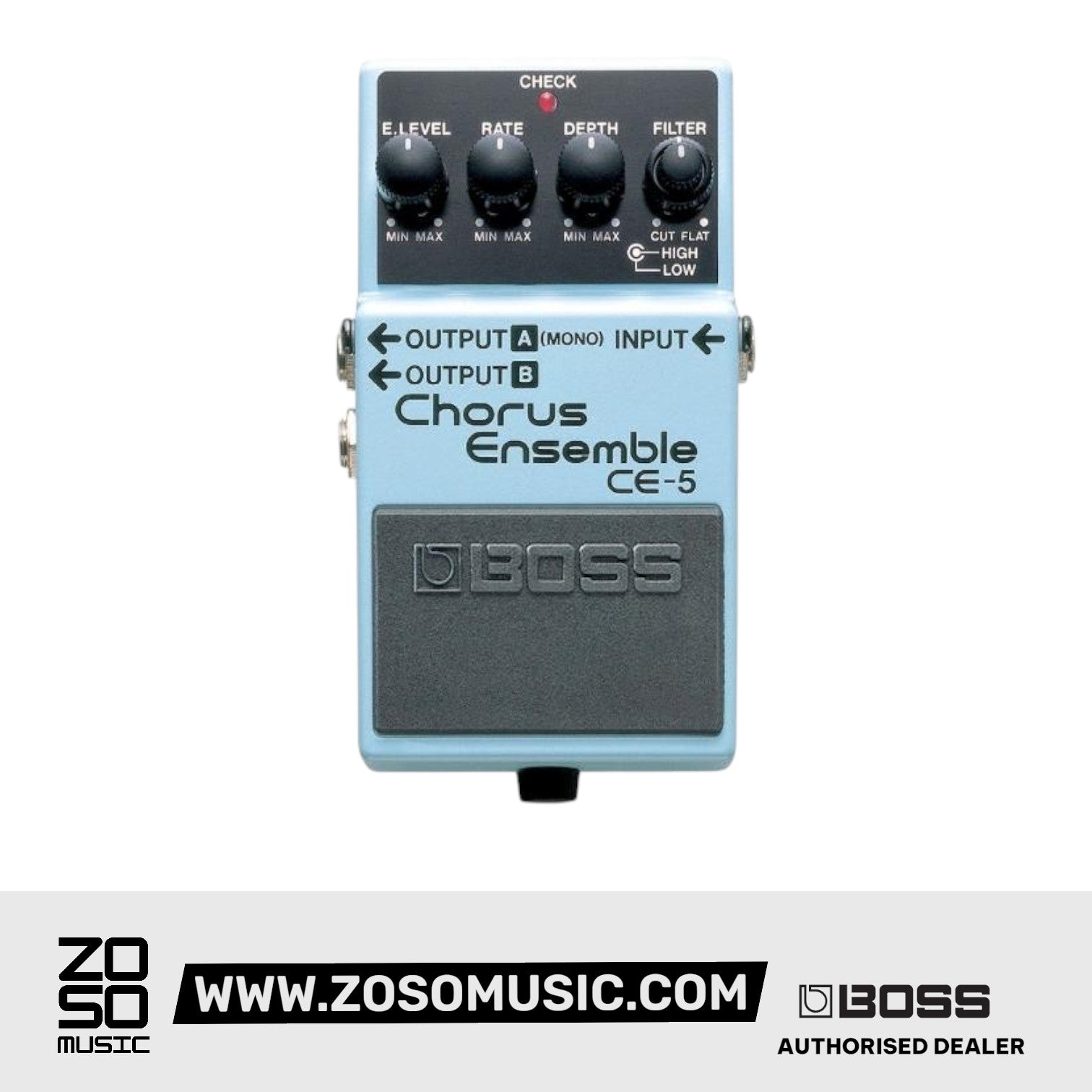 BOSS CE-5 CHORUS ENSEMBLE PEDAL (CE5) | BOSS , Zoso Music