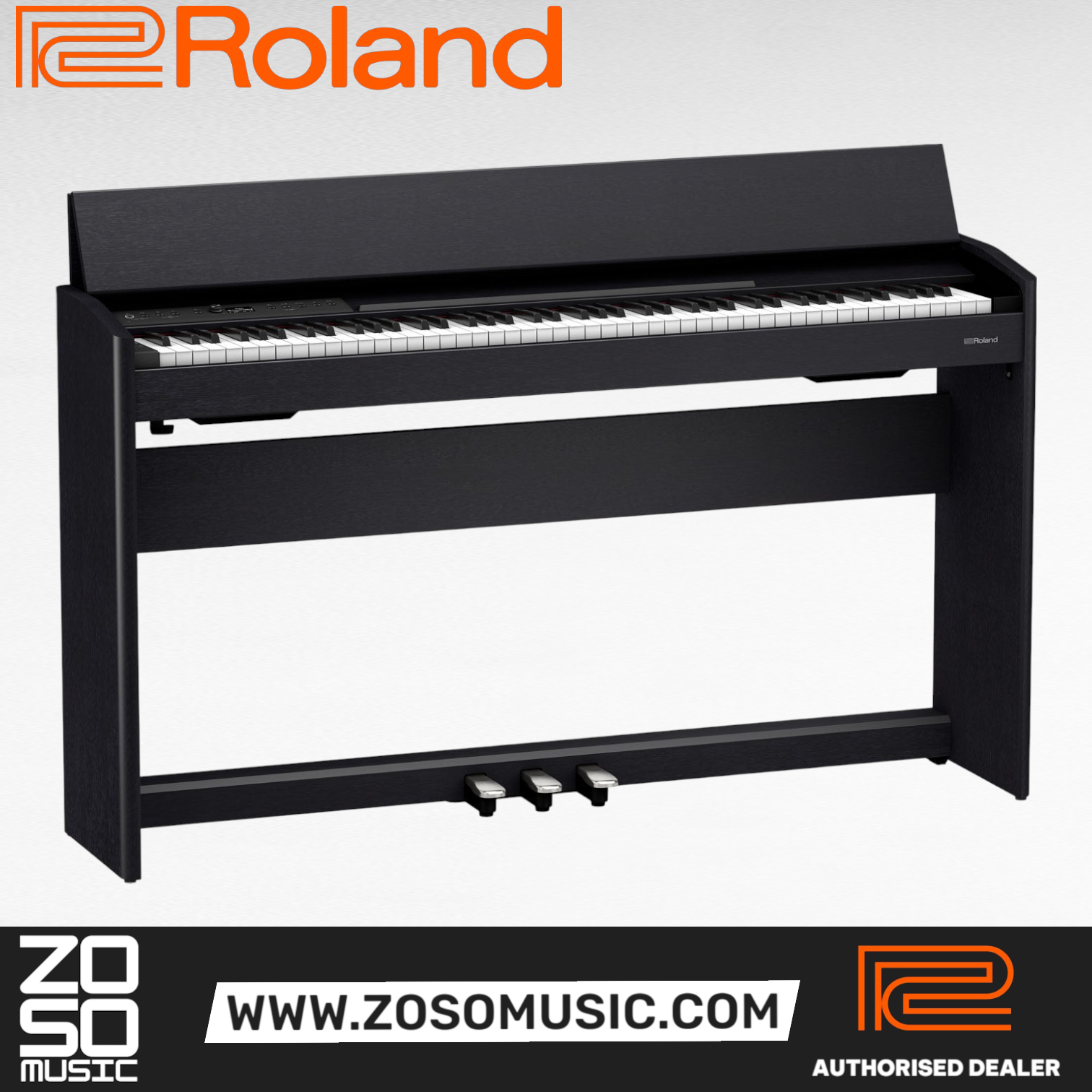 Roland F-701 88-key Digital Home Piano - Contemporary Black (F701 / F 701), ROLAND, DIGITAL PIANO, roland-digital-piano-f701cb, ZOSO MUSIC SDN BHD