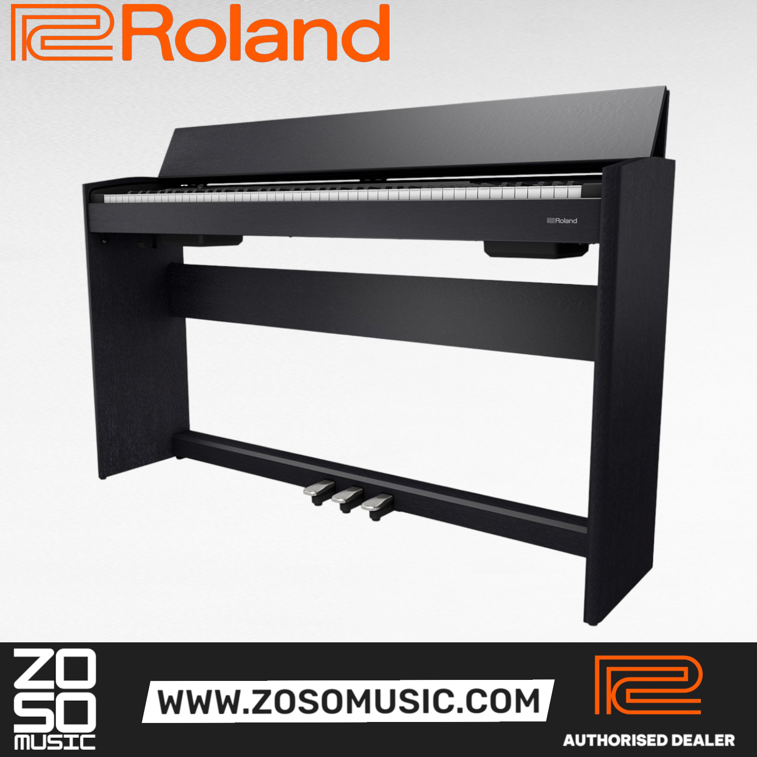 Roland F-701 88-key Digital Home Piano - Contemporary Black (F701 / F 701), ROLAND, DIGITAL PIANO, roland-digital-piano-f701cb, ZOSO MUSIC SDN BHD
