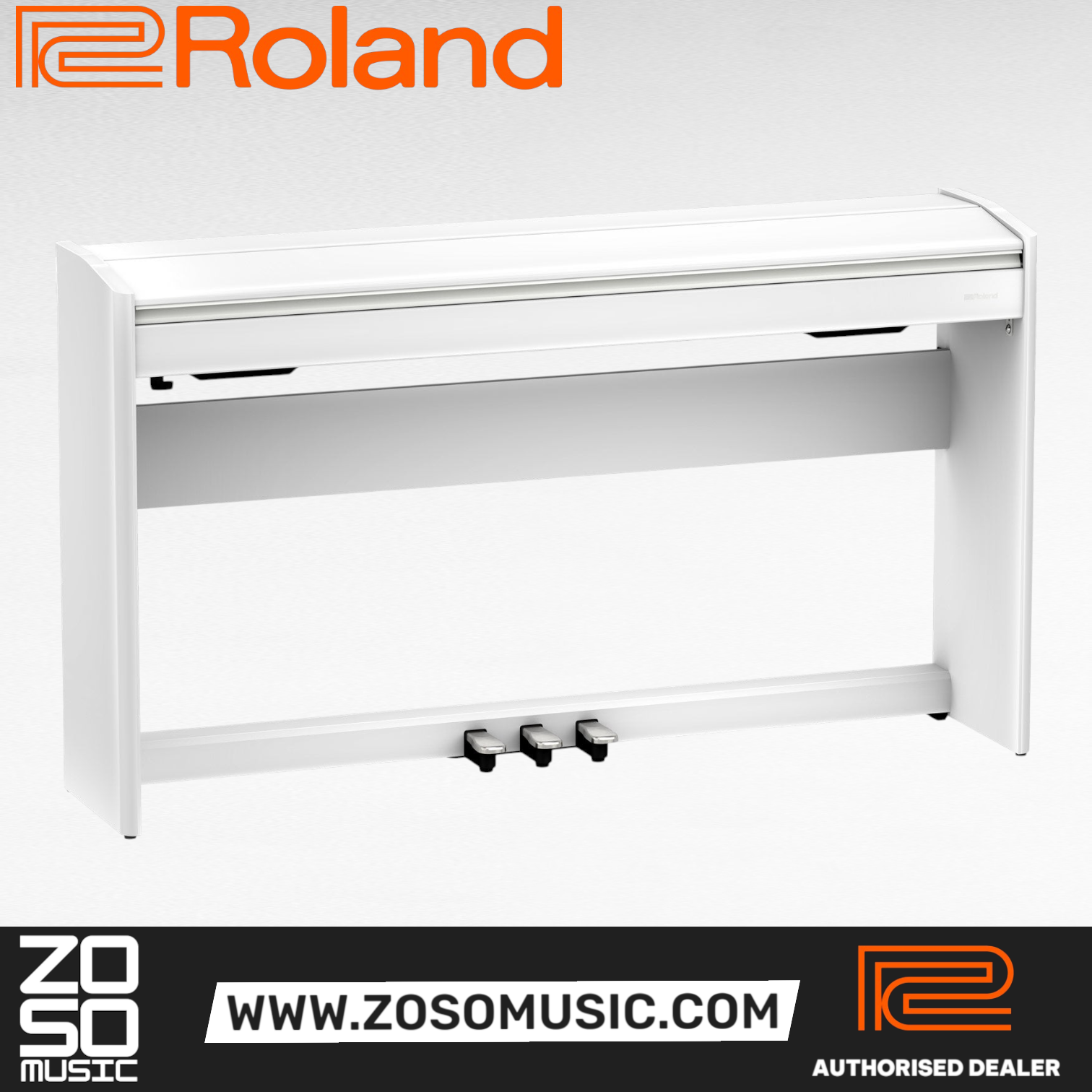 Roland F-701 88-key Digital Home Piano - White (F701 / F 701), ROLAND, DIGITAL PIANO, roland-digital-piano-f701wh, ZOSO MUSIC SDN BHD