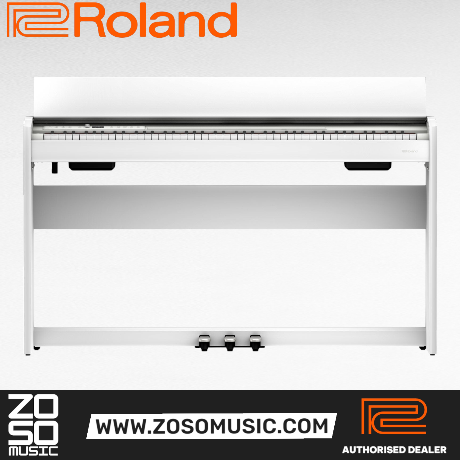 Roland F-701 88-key Digital Home Piano - White (F701 / F 701), ROLAND, DIGITAL PIANO, roland-digital-piano-f701wh, ZOSO MUSIC SDN BHD