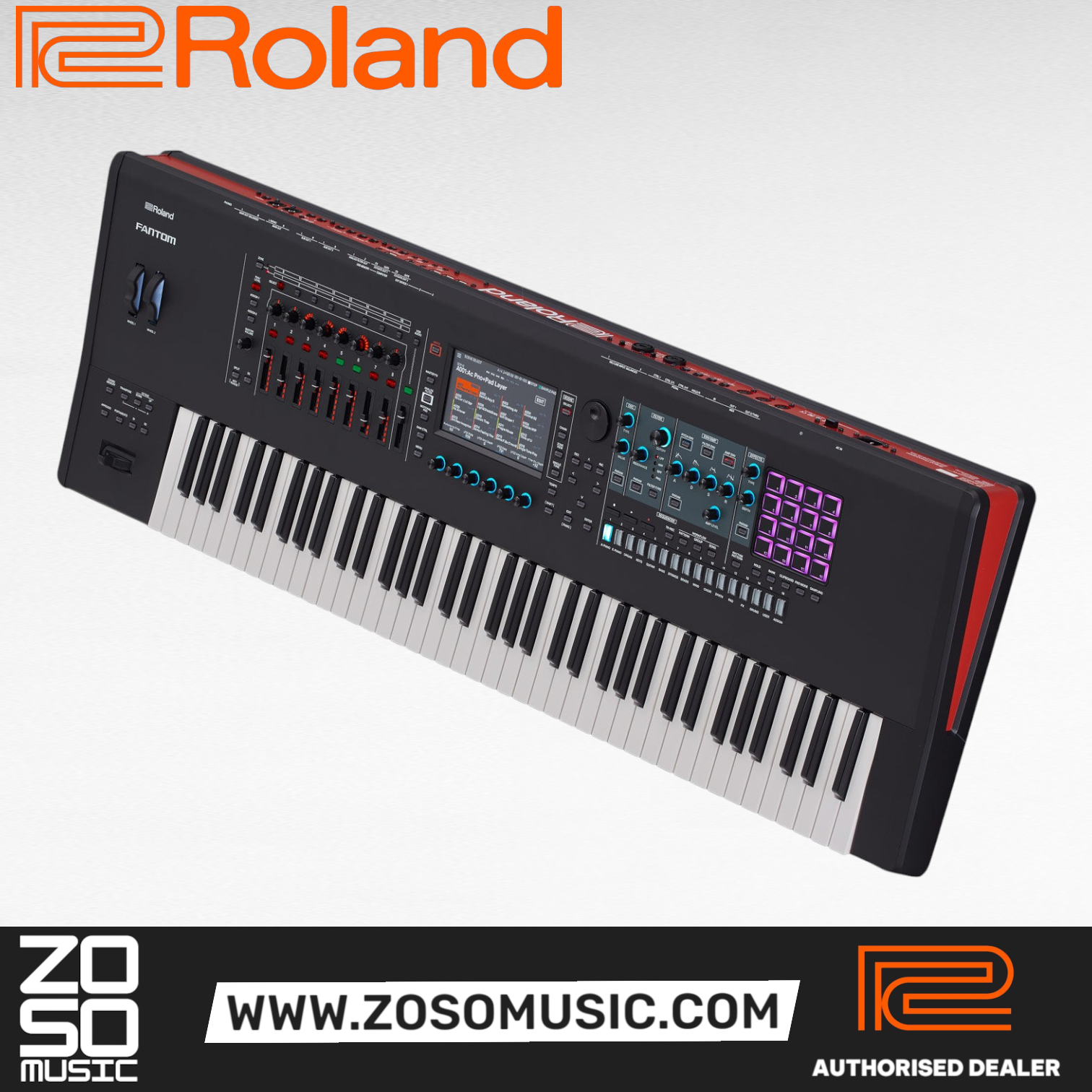 Roland FANTOM-7 Music Workstation Keyboard (Fantom 7 Fantom7), ROLAND, WORKSTATION, roland-workstation-fantom-7, ZOSO MUSIC SDN BHD