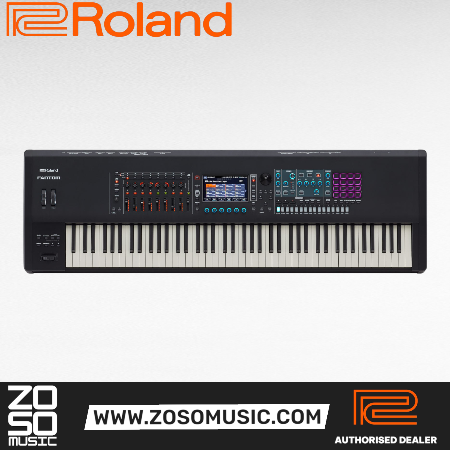 Roland FANTOM-8 Music Workstation Keyboard (Fantom 8 Fantom8), ROLAND, WORKSTATION, roland-workstation-fantom-8, ZOSO MUSIC SDN BHD