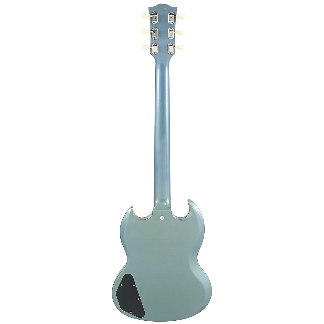 Gibson Custom Shop '61 Sg Standard Stop Bar Murphy Lab Ultra Light Aged Electric Guitar - Antique Pelham Blue