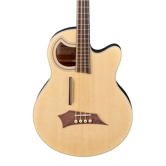Warwick RockBass Alien Standard Fretless w/Lines 4-String Bass Guitar, Natural Transparent Satin | Zoso Music Sdn Bhd