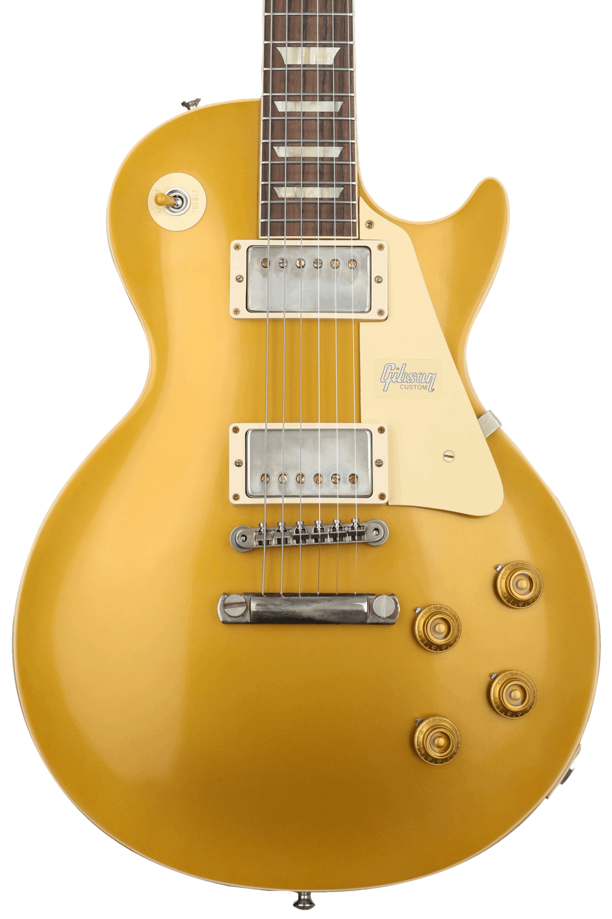 Gibson 1957 Les Paul Goldtop Reissue VOS Electric Guitar, Double Gold (LPR57VODGNH1)