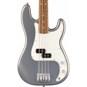 Fender Player Precision Bass Guitar, Pau Ferro FB, Silver |  FENDER |  BASS GUITAR |  Zoso Music