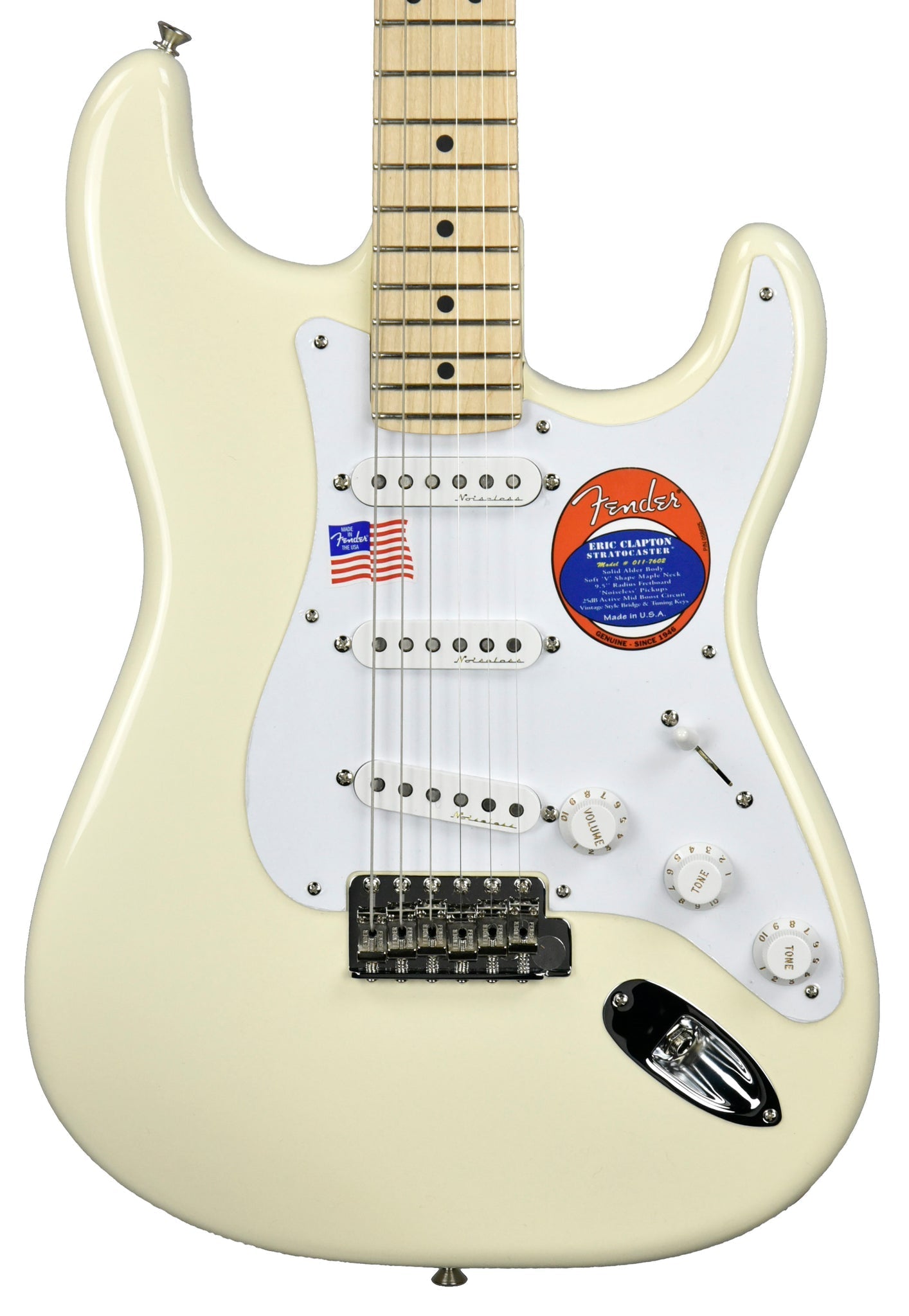 Fender Artist Eric Clapton Stratocaster Guitar, Maple Neck, Olympic White |  FENDER |  ELECTRIC GUITAR |  Zoso Music