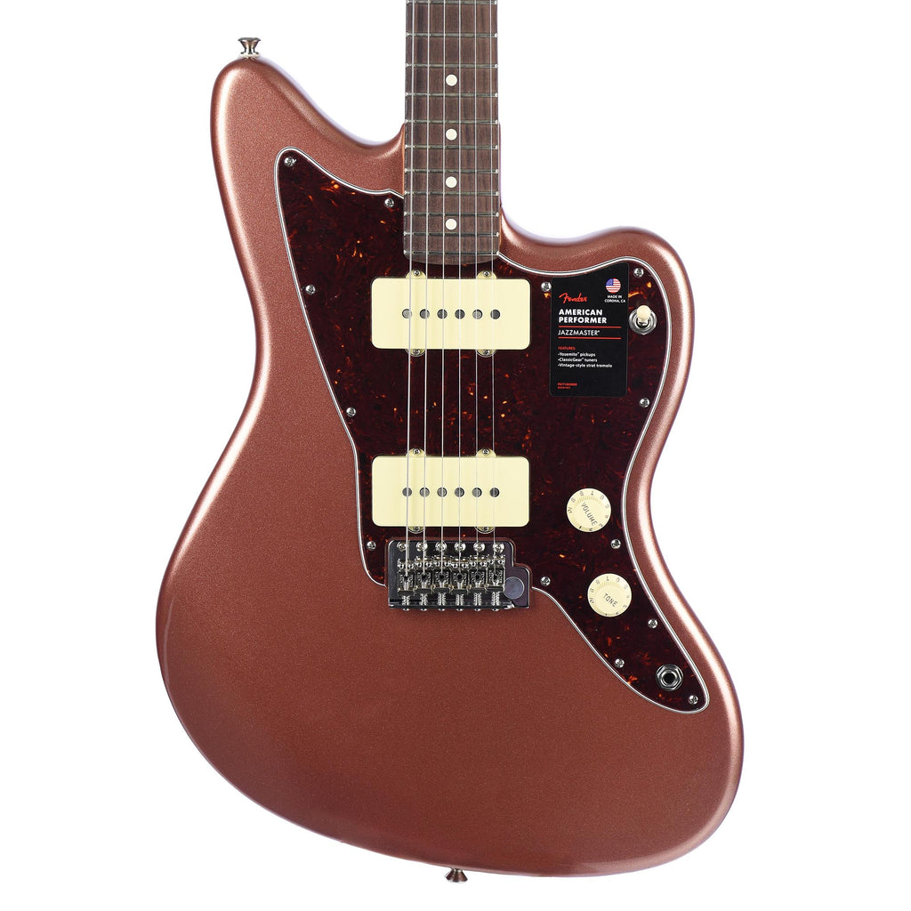 Fender American Performer Jazzmaster Electric Guitar Rosewood FB, Penny