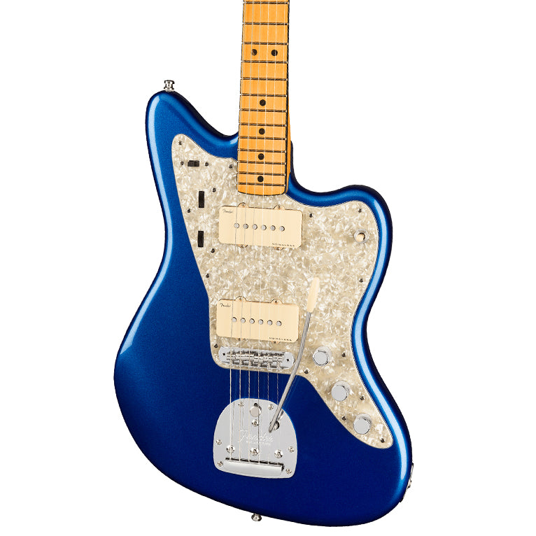 Fender American Ultra Jazzmaster Guitar, Maple FB, Cobra Blue