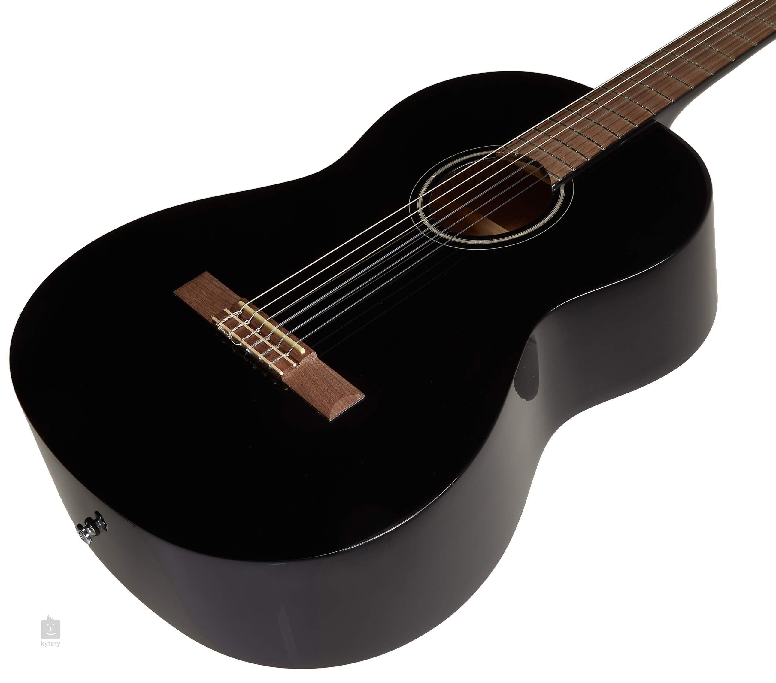 Fender CN-60S Nylon String Classical Guitar, Walnut FB, Black