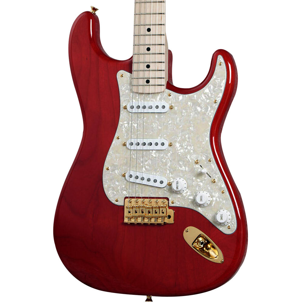 Fender Japan Scandal Mami Signature Stratocaster Electric Guitar, Red