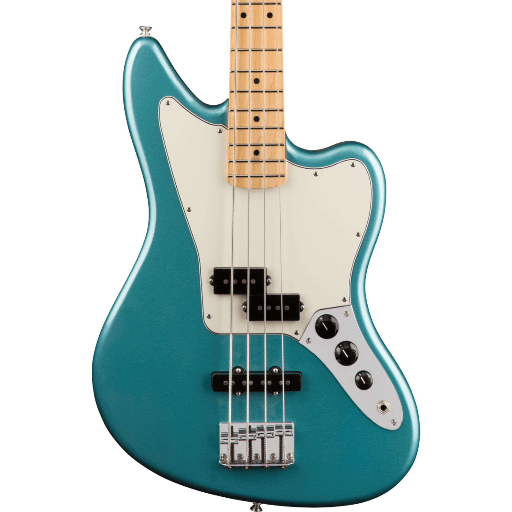 Fender Player Jaguar Bass Electric Guitar, Maple FB, Tidepool