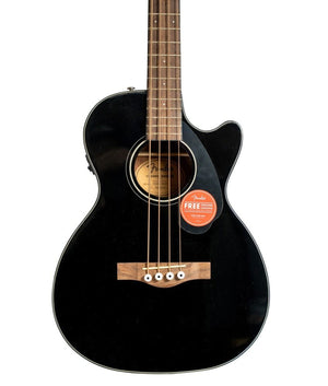 Fender CB-60SCE Acoustic Bass Guitar w/Cutaway & Electronics, Laurel FB, Black |  FENDER |  GUITAR-ACOUSTIC BASS |  Zoso Music
