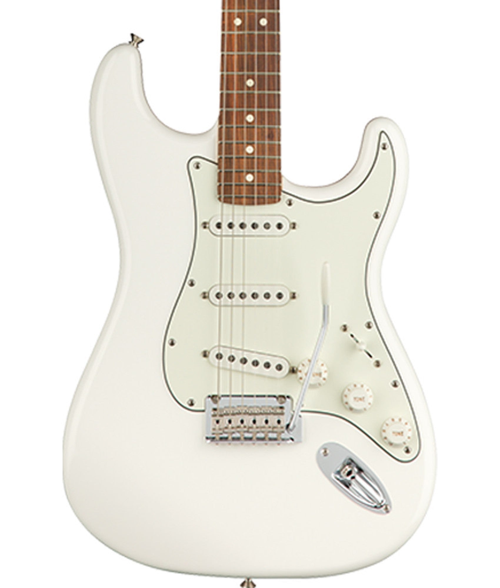 Fender Player Stratocaster Electric Guitar, Pau Ferro FB, Polar White