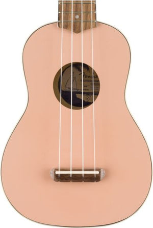 Fender Venice Soprano Ukulele, Walnut FB, Shell Pink |  FENDER |  UKULELE |  Zoso Music