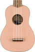 Fender Venice Soprano Ukulele, Walnut FB, Shell Pink |  FENDER |  UKULELE |  Zoso Music
