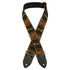 Fender 2 Inch Monogrammed Strap, Black/Yellow/Brown |  FENDER |  STRAP |  Zoso Music