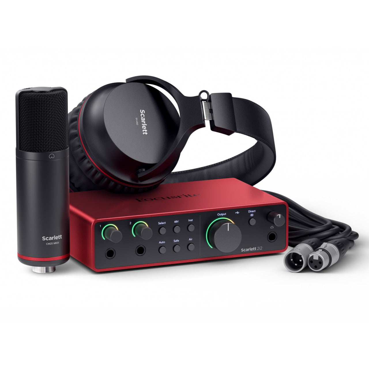 Focusrite Scarlett 2i2 Studio 4th Gen Recording Bundle - Zoso Music