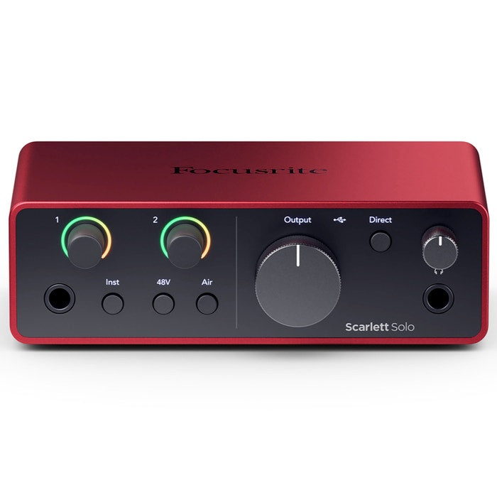 Focusrite Scarlett Solo 4th Gen USB Audio Interface - Zoso Music