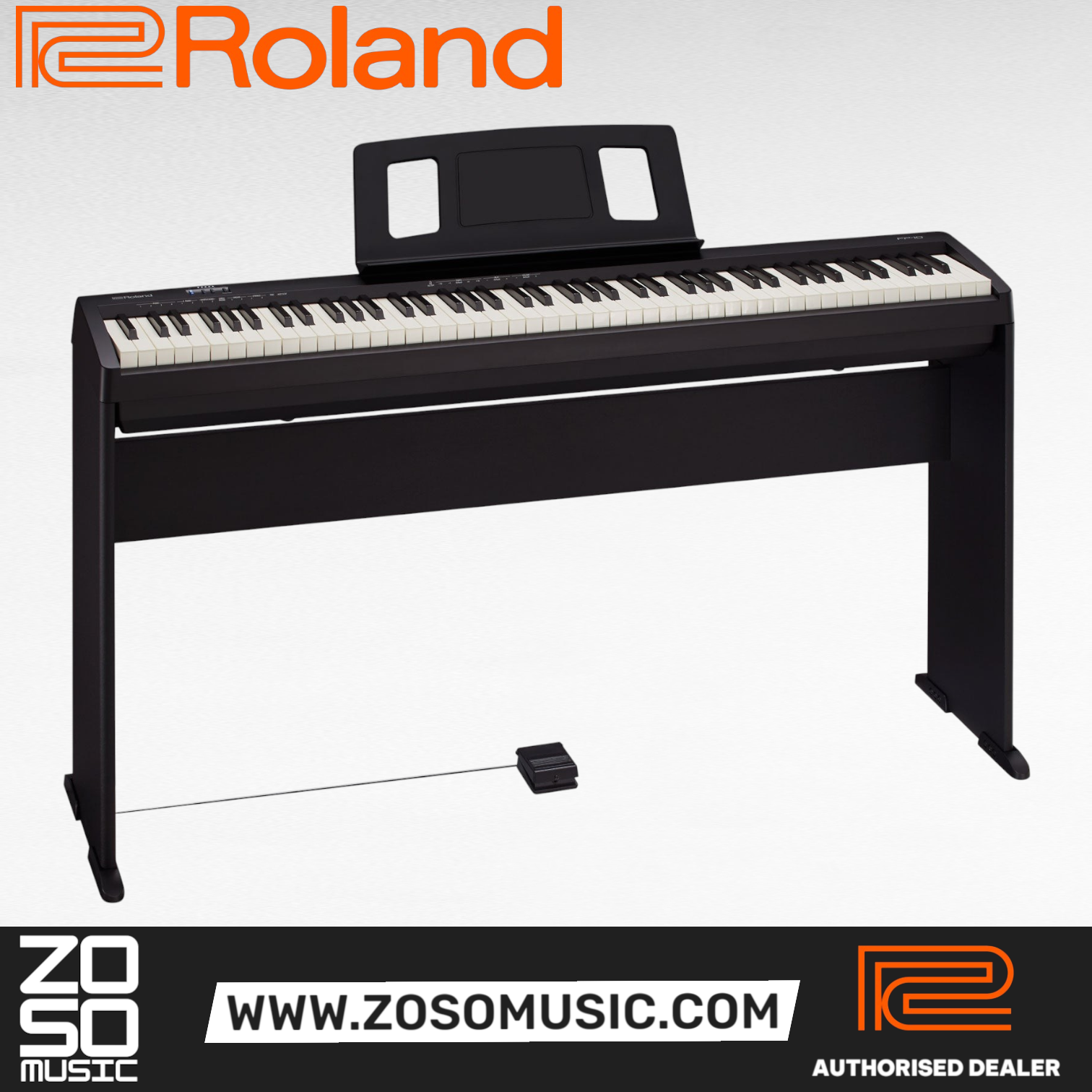 Roland FP-10 88-key Digital Piano Home Package - Black (FP10 FP 10) SET, ROLAND, DIGITAL PIANO, roland-digital-piano-fp-10bk, ZOSO MUSIC SDN BHD