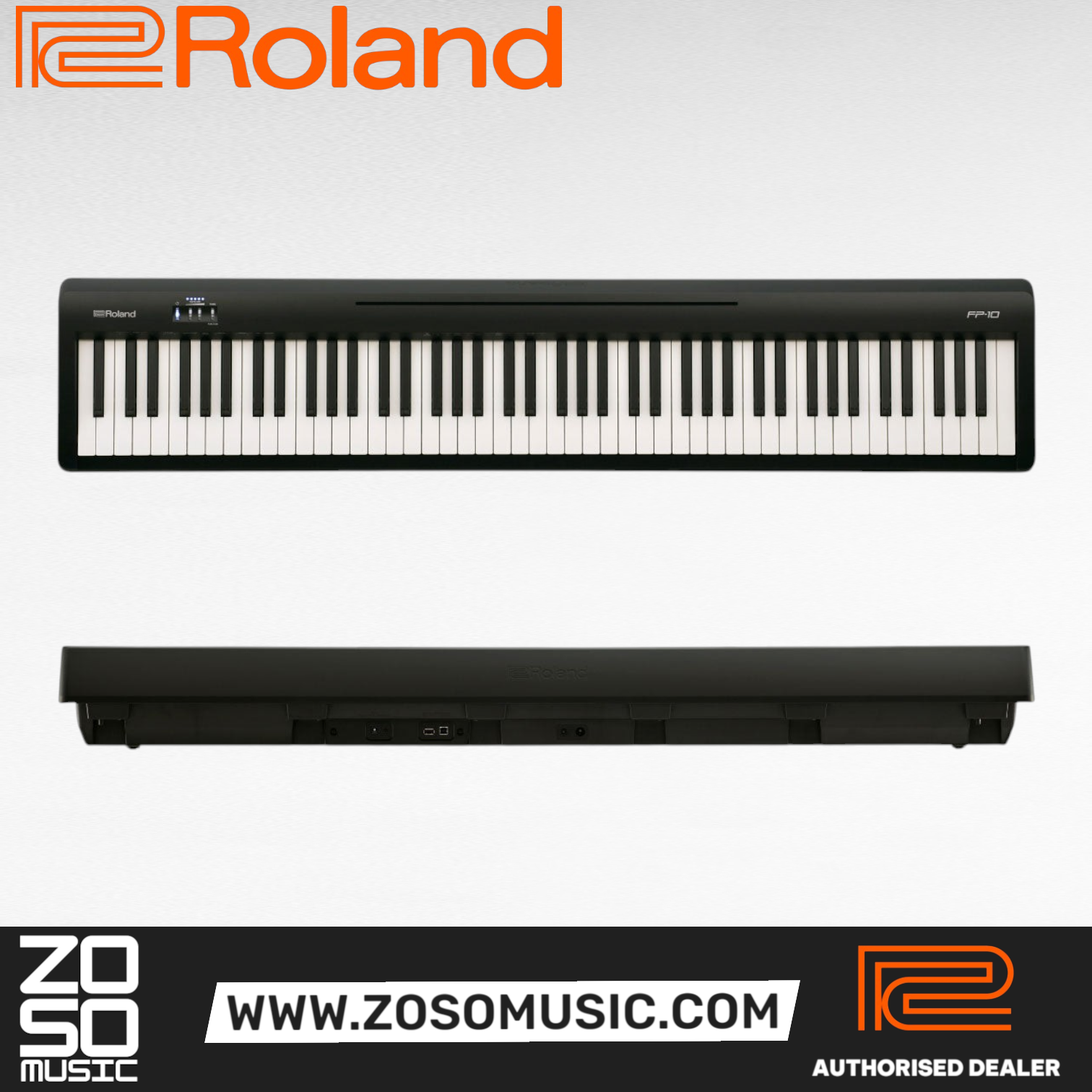 Roland FP-10 88-key Digital Piano Home Package - Black (FP10 FP 10) SET, ROLAND, DIGITAL PIANO, roland-digital-piano-fp-10bk, ZOSO MUSIC SDN BHD