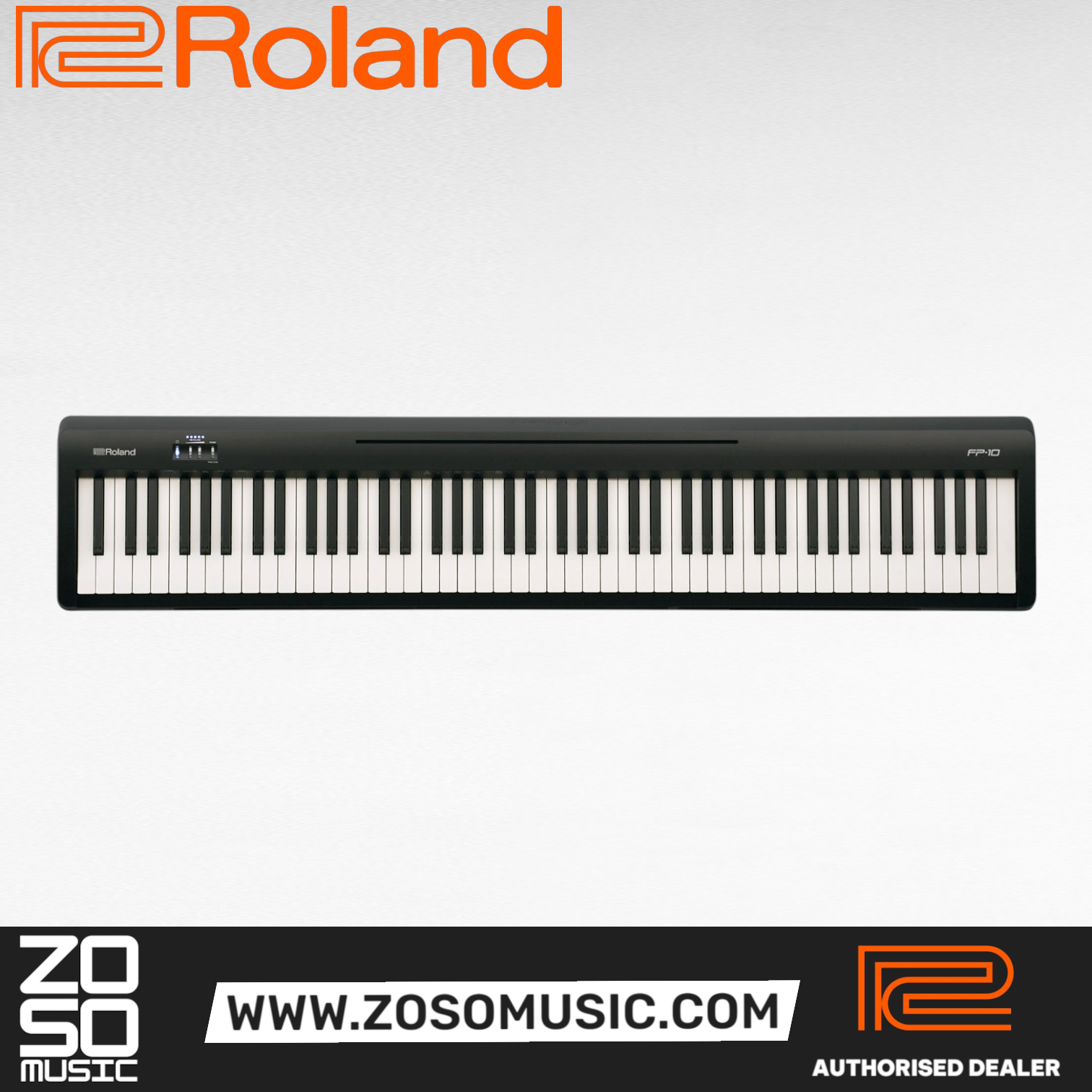 Roland FP-10 88-key Digital Piano Home Package - Black (FP10 FP 10) SET, ROLAND, DIGITAL PIANO, roland-digital-piano-fp-10bk, ZOSO MUSIC SDN BHD