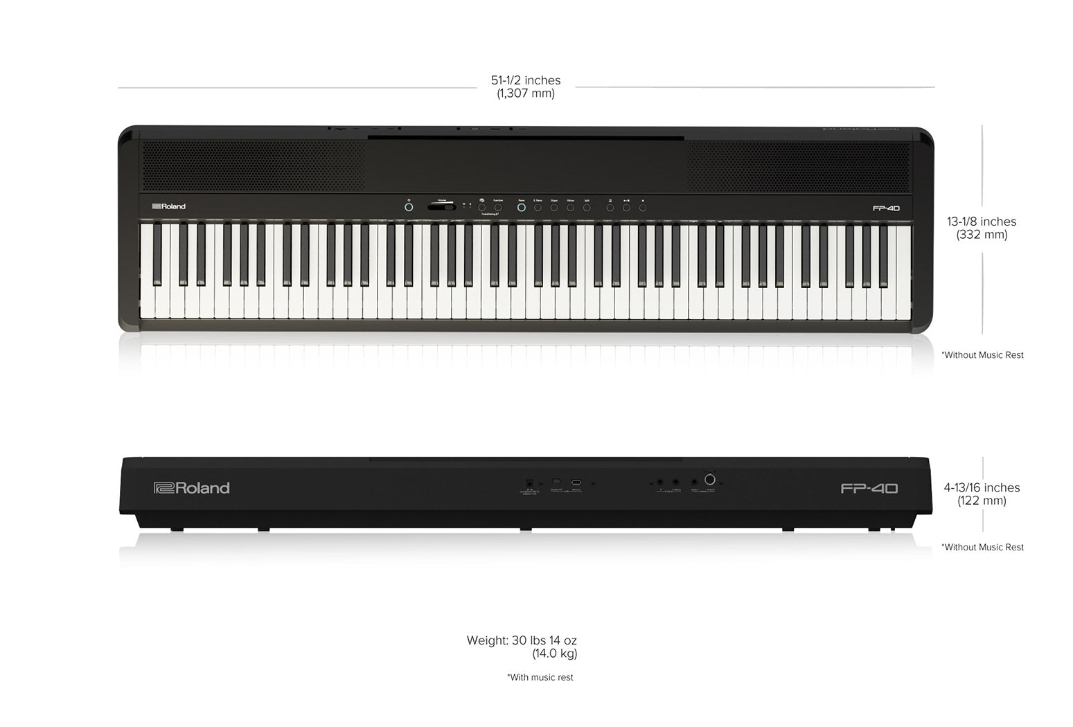 Roland FP-40 Digital Piano 88-keys