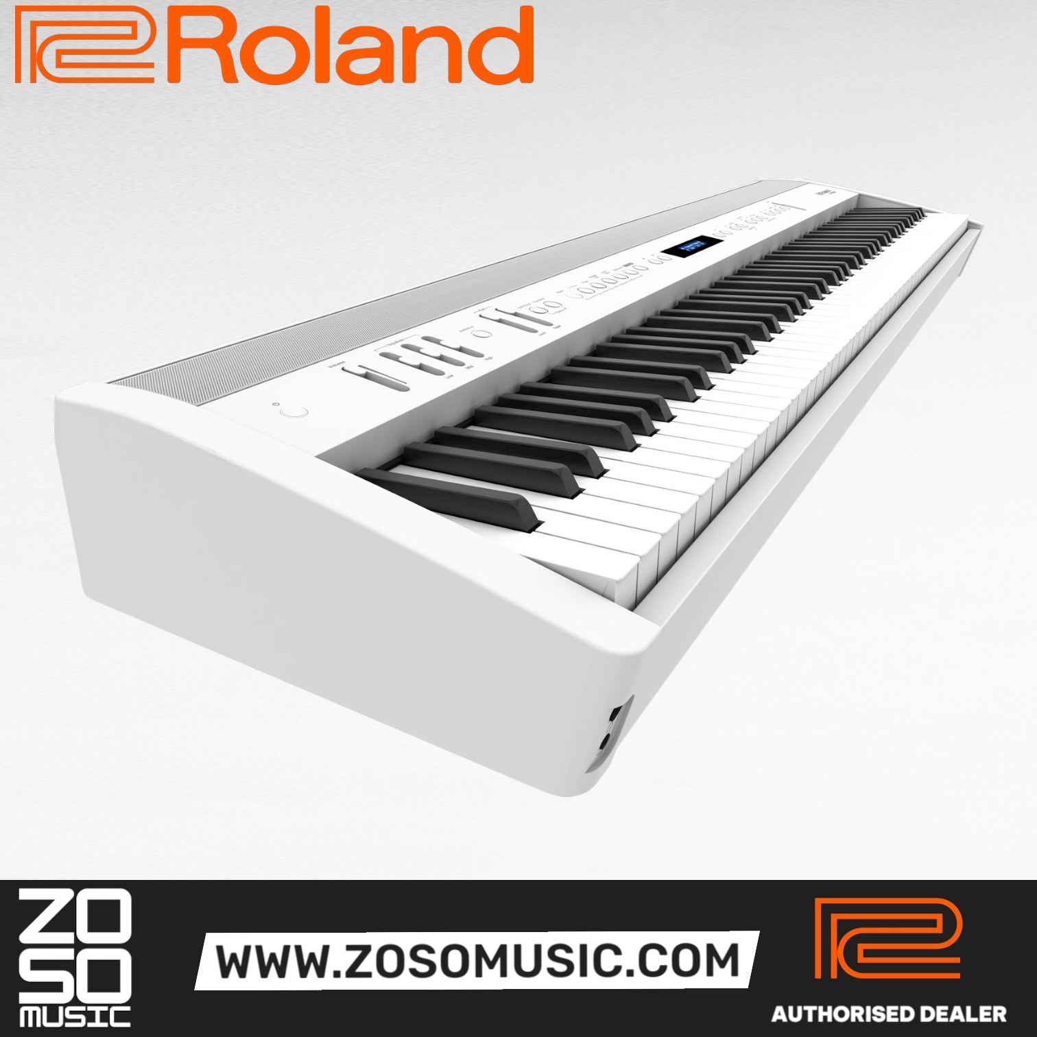 Roland FP-60X 88-key Digital Piano Musician Package with RH-5 Headphone and DP-10 Pedal - White (FP60X / FP 60X), ROLAND, DIGITAL PIANO, roland-digital-piano-fp-60x-wh, ZOSO MUSIC SDN BHD
