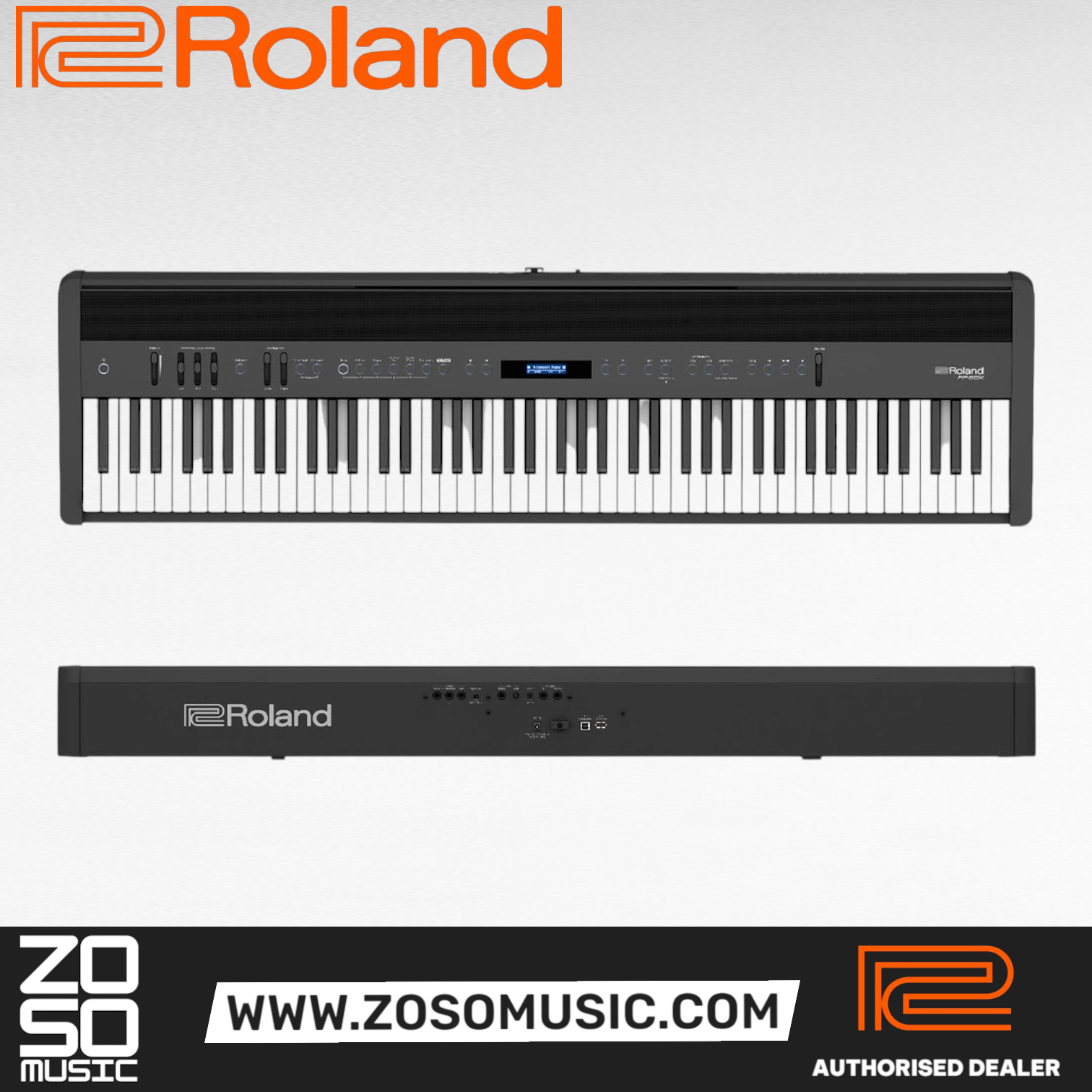 Roland FP-60X 88-key Digital Piano Home Package with Piano Bench, RH-5 Headphone, Pedals and Piano Stand - White (FP60X / FP 60X), ROLAND, DIGITAL PIANO, roland-digital-piano-fp60x-wh, ZOSO MUSIC SDN BHD