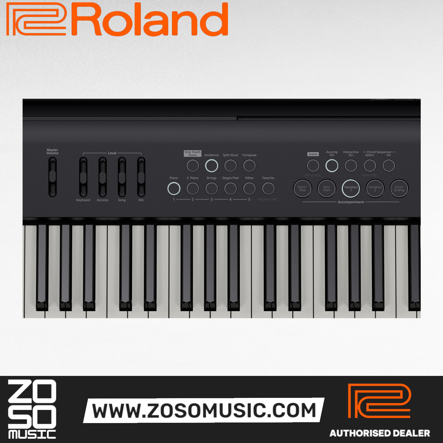 Roland FP-E50 88-key Digital Piano (Piano Unit Only) |  ROLAND |  PIANO-DIGITAL |  Zoso Music