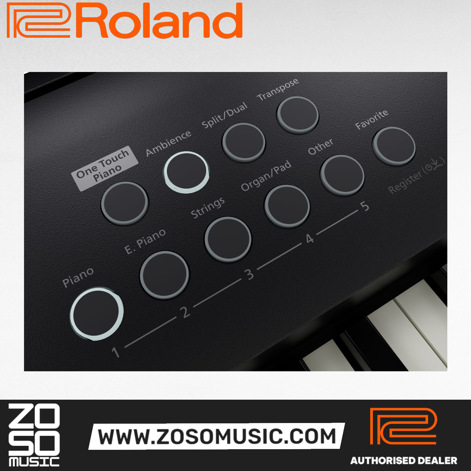 Roland FP-E50 88-key Digital Piano (Piano Unit Only) |  ROLAND |  PIANO-DIGITAL |  Zoso Music