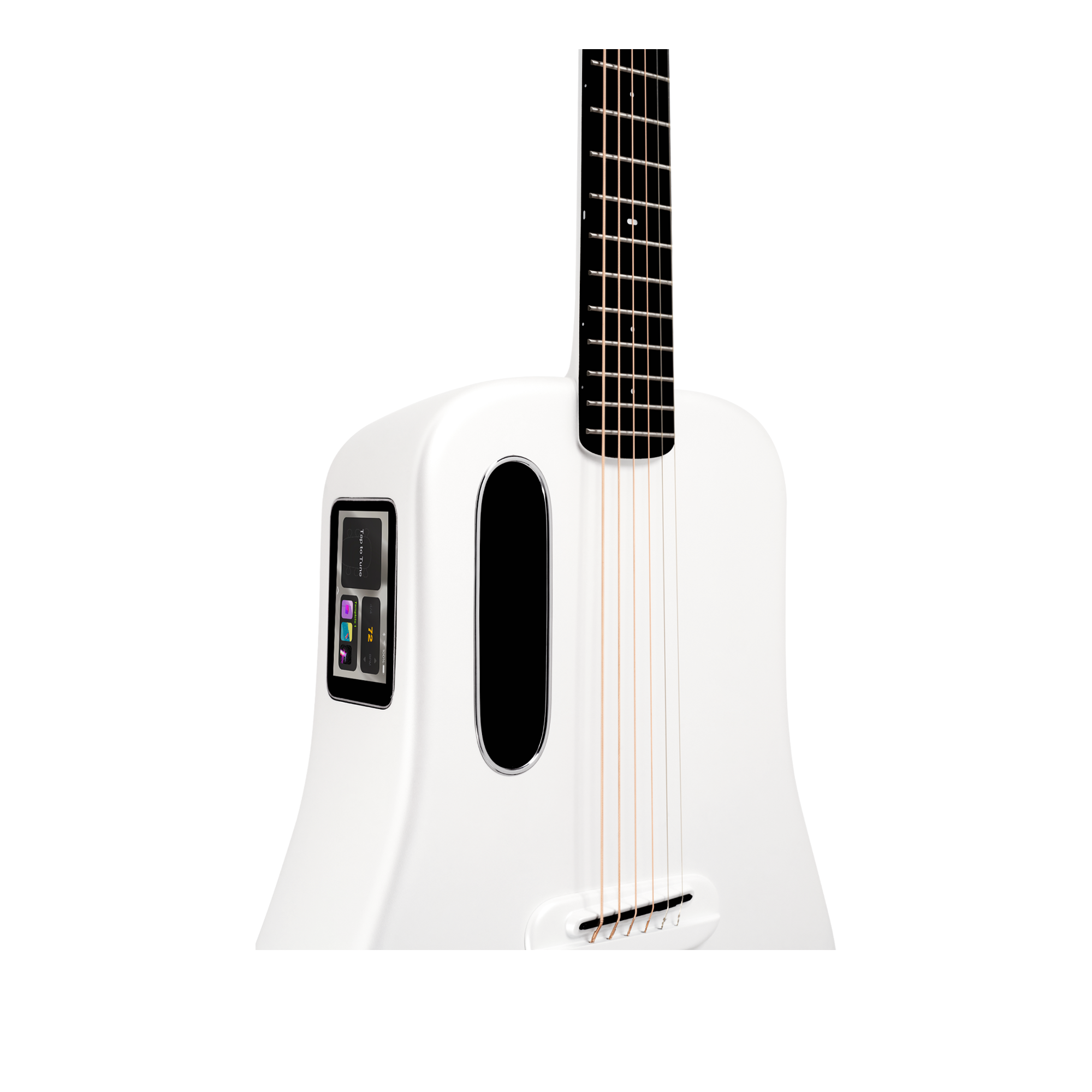 Lava Me 3 36inch Carbon Fiber Smart Guitar with Ideal Bag - White