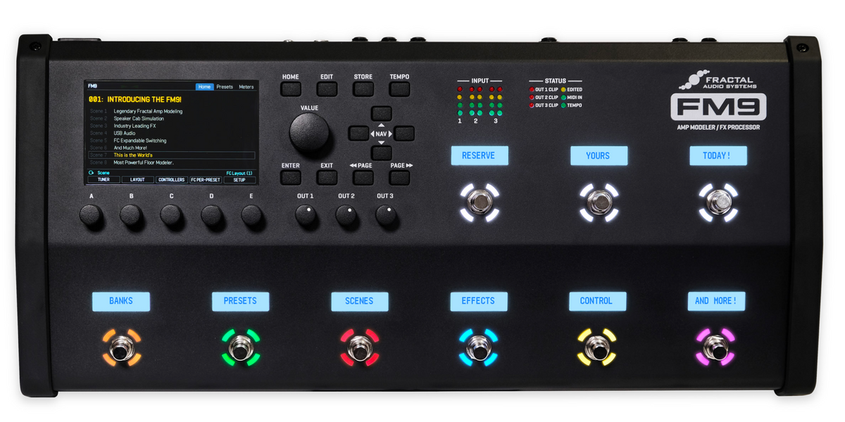 Fractal Audio FM9 Turbo - Amp Modeler / Multi-FX / Floor Unit - Zoso Music