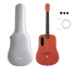 Lava Me 3 38inch Carbon Fiber Smart Guitar with Space Bag - Red |  LAVA MUSIC |  SMART GUITAR |  Zoso Music