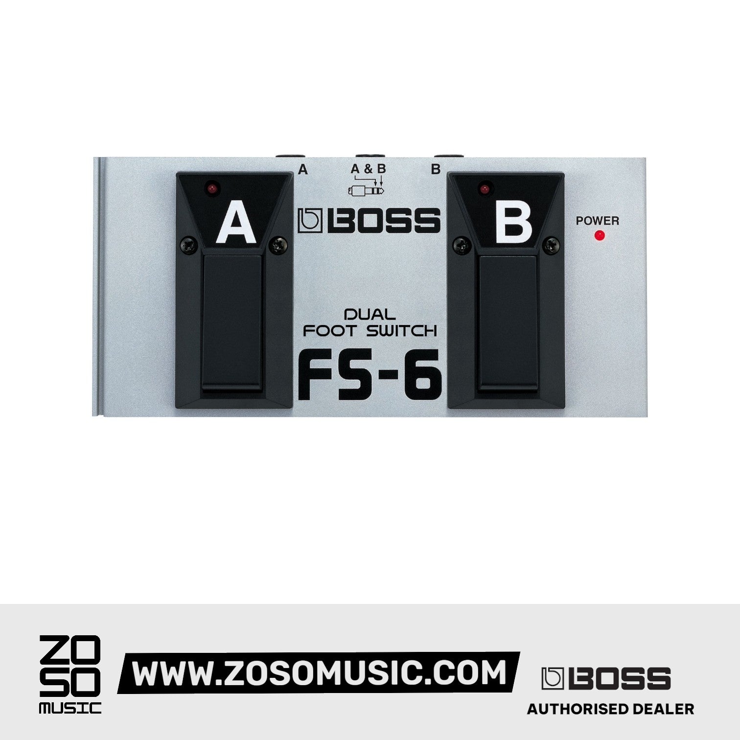 BOSS FS-6 DUAL FOOTSWITCH (DUAL MOMENTARY/LATCHING FOOT SWITCH) | BOSS , Zoso Music