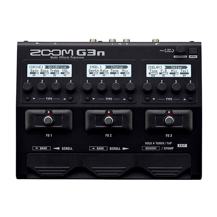 Zoom G3n Front View Zoso Music