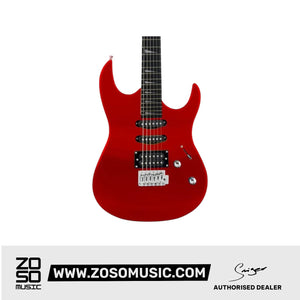 Smiger L-G4-MRD HSS Superstrat Style Electric Guitar Metallic Red | Zoso Music Sdn Bhd