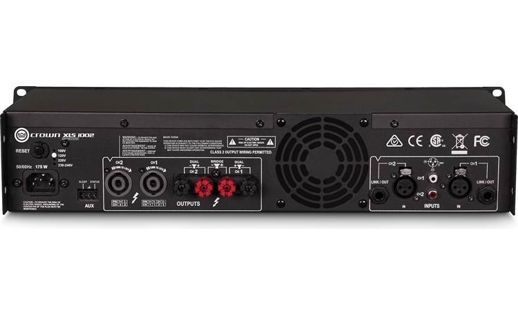 Crown XLS1002 2-Channel Power Amplifier 215W @ 8Ω ( XLS 1002 / XLS-1002 )