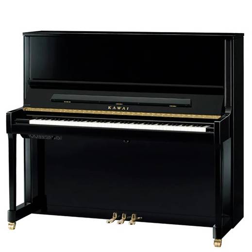 Kawai K600 [Made In Japan] ATX4 Hybrid Upright Piano (Height: 134 cm) - Ebony Polish