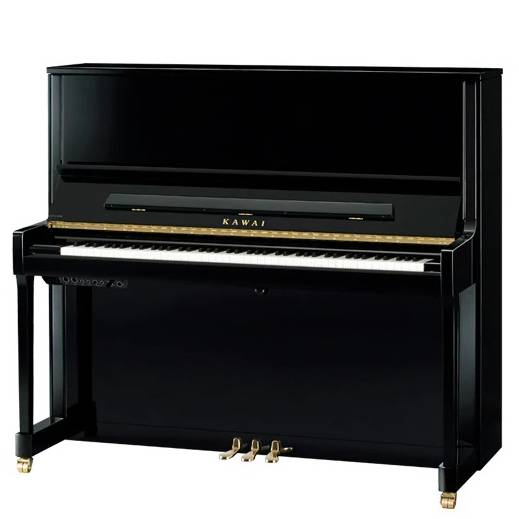 Kawai K600 [Made In Japan] ATX4 Hybrid Upright Piano - Ebony Polish