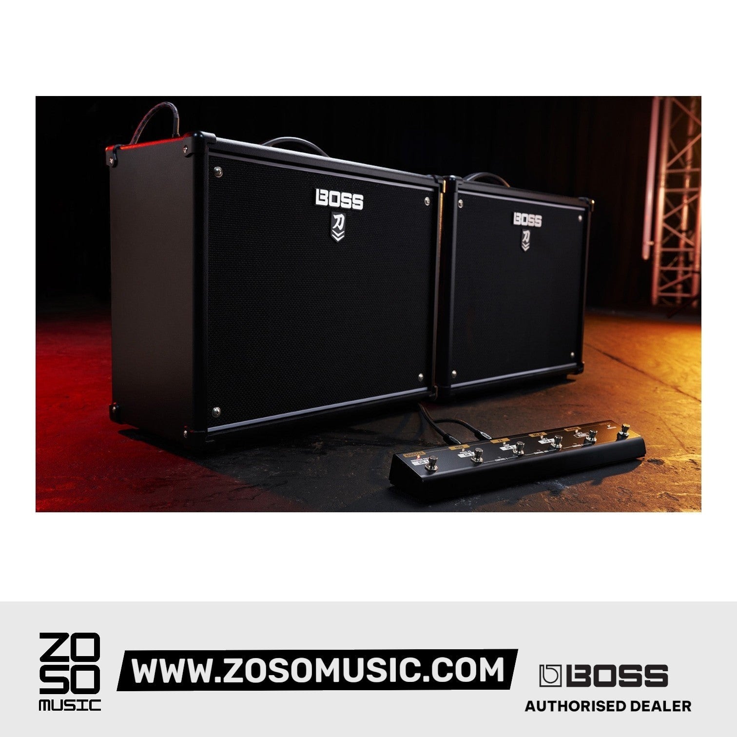 Boss GA-FC EX Foot Controller for BOSS Katana Amplifiers |  BOSS |  FOOT CONTROLLER |  Zoso Music