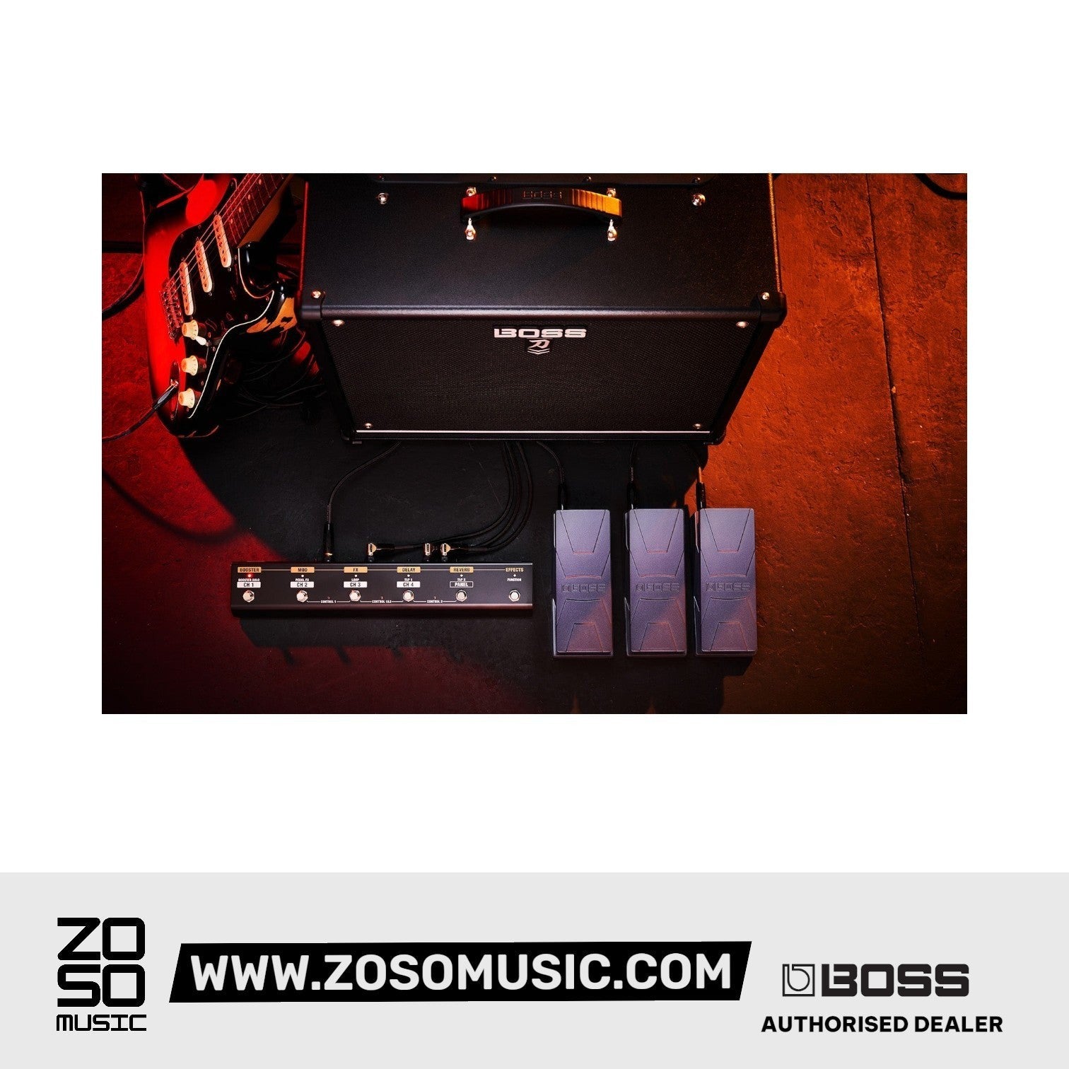 Boss GA-FC EX Foot Controller for BOSS Katana Amplifiers |  BOSS |  FOOT CONTROLLER |  Zoso Music