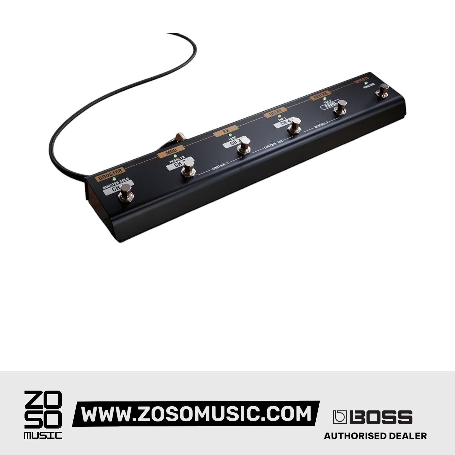 Boss GA-FC EX Foot Controller for BOSS Katana Amplifiers |  BOSS |  FOOT CONTROLLER |  Zoso Music