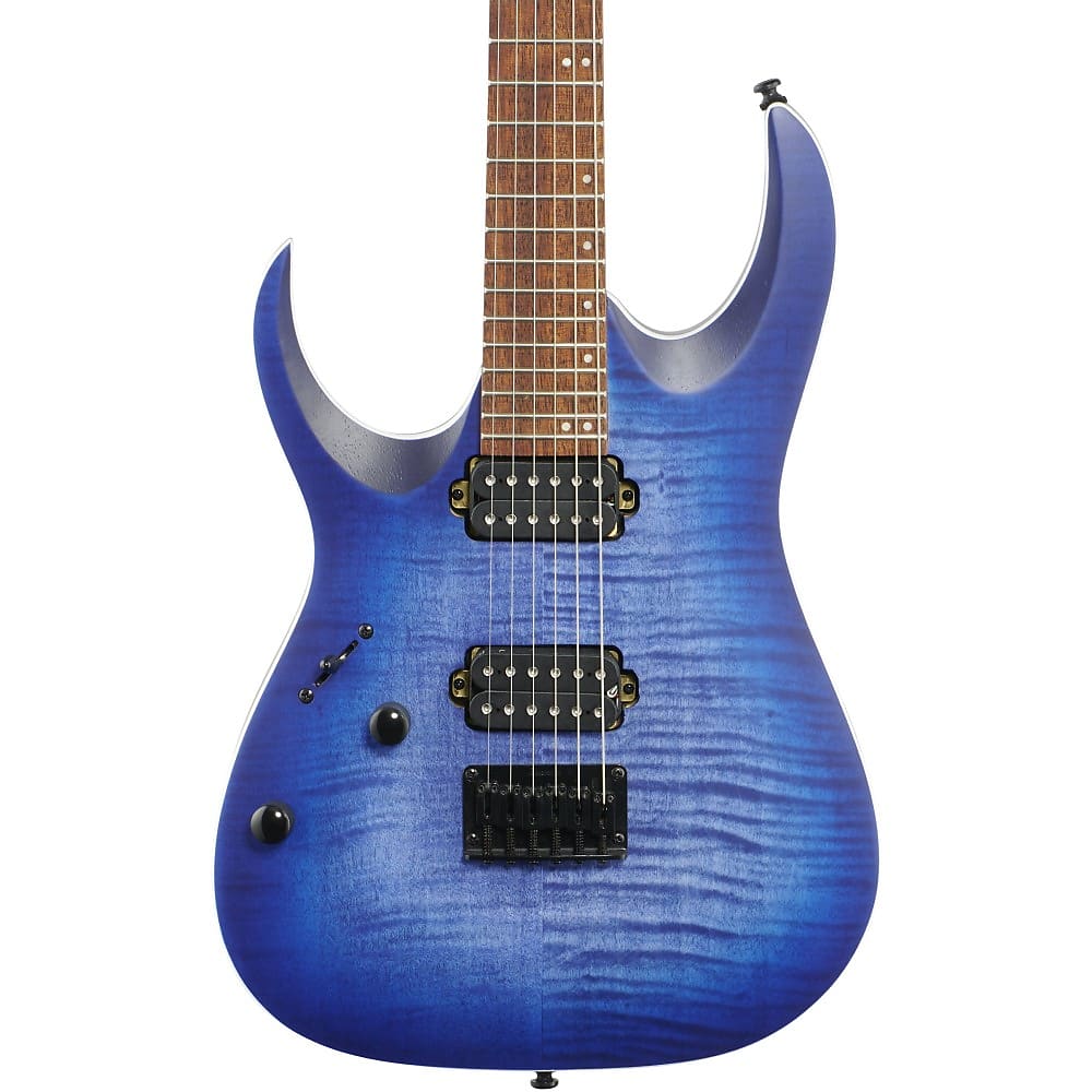 Ibanez Standard RGA42FML Left-handed Electric Guitar - Blue Lagoon Burst Flat | Zoso Music Sdn Bhd
