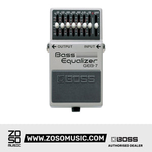 BOSS GEB-7 7-BAND BASS EQUALIZER PEDAL | BOSS , Zoso Music