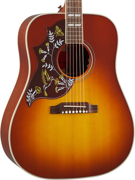 Gibson Hummingbird Original (Left-handed) Acoustic Guitar, Heritage Cherry Sunburst