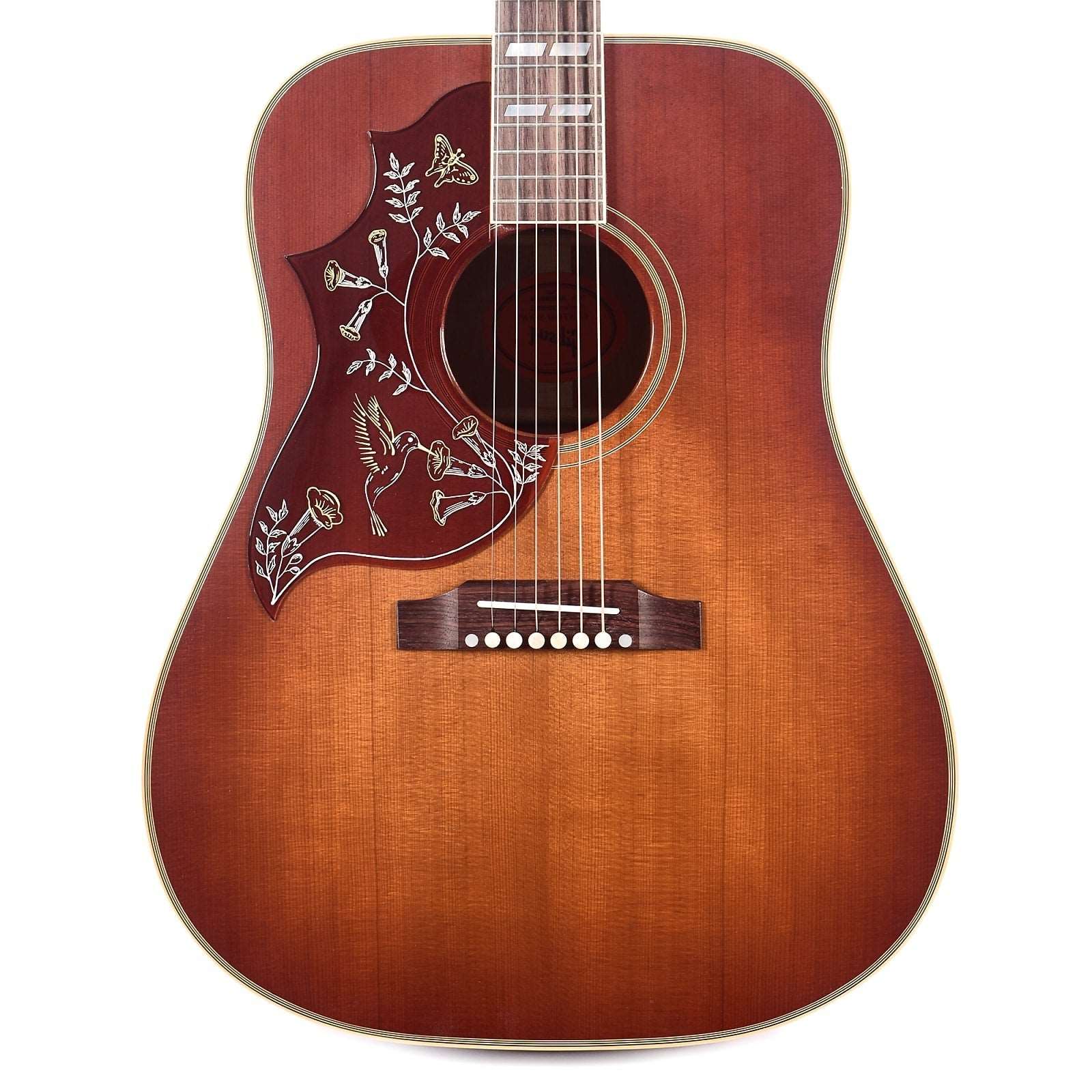 Gibson 1960 Hummingbird, Fixed Bridge (Left-handed) Acoustic Guitar, Heritage Cherry Sunburst