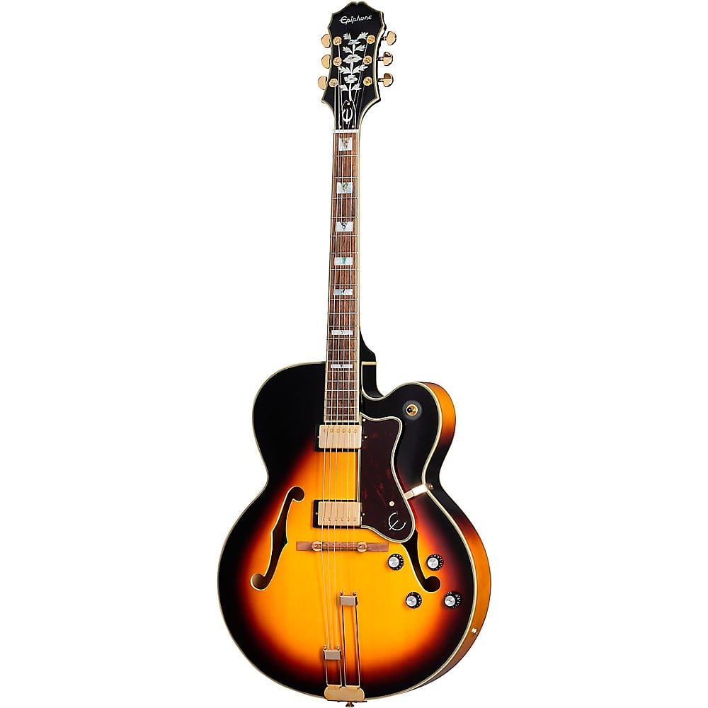 Epiphone EOBDWVSGH1 Broadway Hollowbody Electric Guitar - Vintage Sunburst