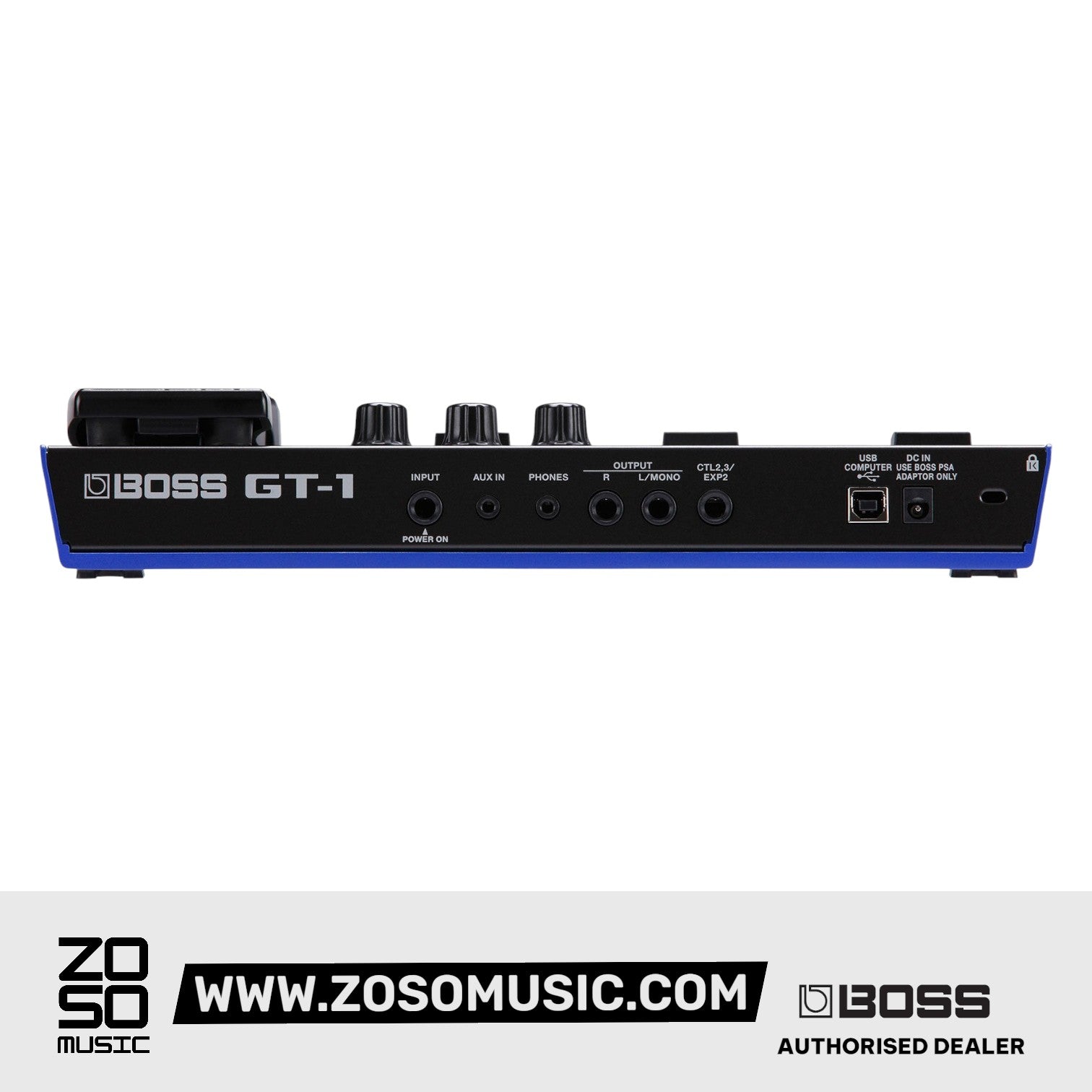 BOSS GT-1 GUITAR EFFECTS PROCESSOR (GT1) WITH FREE ADAPTOR | BOSS , Zoso Music